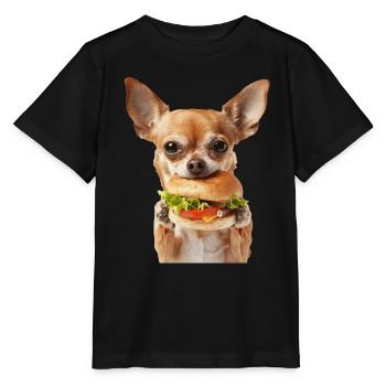 Chihuahua - T-shirt bio MINI CREATOR Stanley/Stella Enfant - noir - Devant - Mikhail (115cm)
