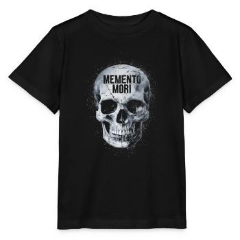Memento mori Schädel - Stanley/Stella Kinder T-Shirt MINI CREATOR  - Schwarz - Vorne - Mikhail (115cm)