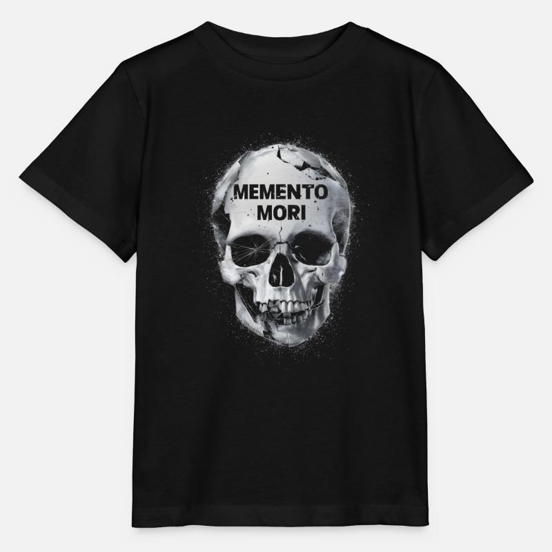 Memento mori Schädel - Stanley/Stella Kinder T-Shirt MINI CREATOR - Schwarz