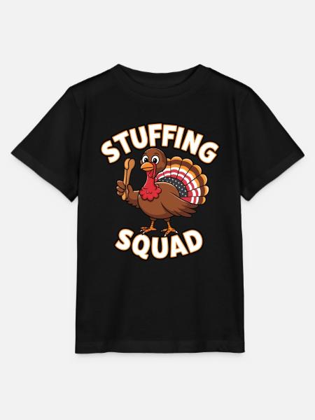 Lustiger Thanksgiving Truthahn - Stanley/Stella Kinder T-Shirt MINI CREATOR - Schwarz