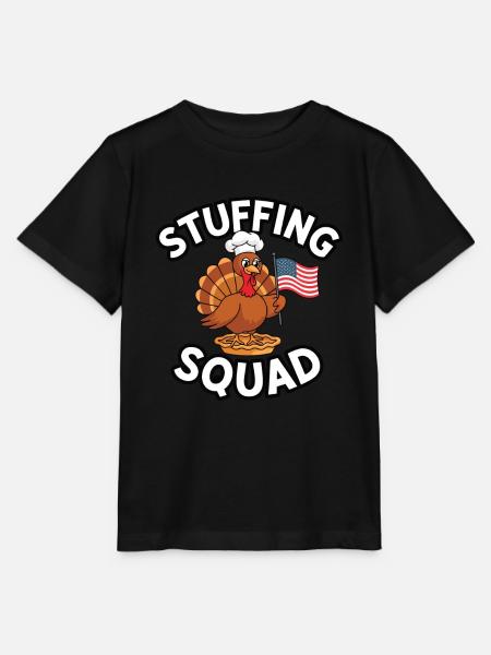 Lustiger Thanksgiving Truthahn - Stanley/Stella Kinder T-Shirt MINI CREATOR - Schwarz
