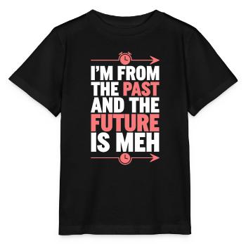 Passionné de science-fiction et de voyage dans le temps - T-shirt bio MINI CREATOR Stanley/Stella Enfant - noir - Devant - Mikhail (115cm)