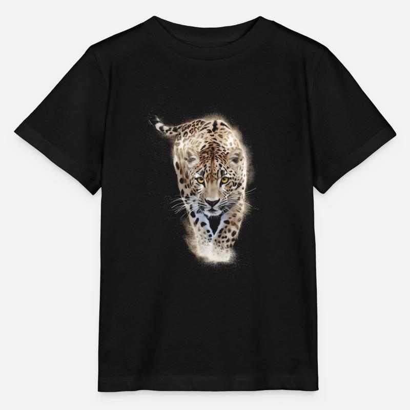 Gepard - Stanley/Stella Kinder T-Shirt MINI CREATOR  - Schwarz