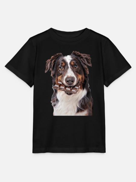 Berger australien - T-shirt bio MINI CREATOR Stanley/Stella Enfant - noir