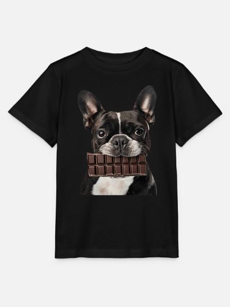 Boston Terrier - Stanley/Stella Kinder T-Shirt MINI CREATOR - Schwarz