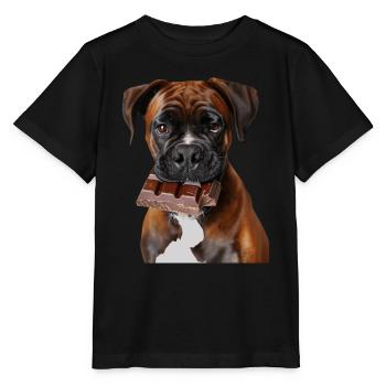 Boxer - Stanley/Stella MINI CREATOR Kids’ T-Shirt - black - Front - Mikhail (115cm)