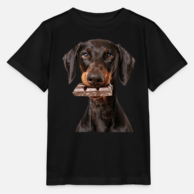 Dobermann - Stanley/Stella Kinder T-Shirt MINI CREATOR  - Schwarz