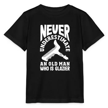 Glaser Geschenk - Stanley/Stella Kinder T-Shirt MINI CREATOR  - Schwarz - Vorne - Mikhail (115cm)