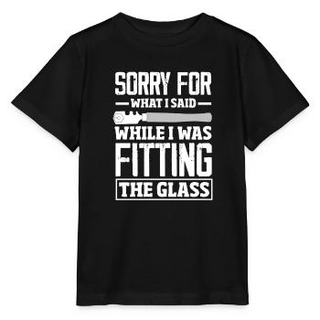 Glaser Geschenk - Stanley/Stella Kinder T-Shirt MINI CREATOR  - Schwarz - Vorne - Mikhail (115cm)