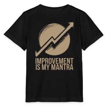 Kaizen Improvement: Improvement Is My Mantra - Stanley/Stella MINI CREATOR Kids’ T-Shirt - black - Front - Mikhail (115cm)