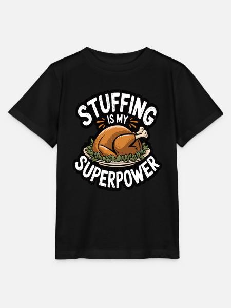 Lustiger Thanksgiving Truthahn - Stanley/Stella Kinder T-Shirt MINI CREATOR  - Schwarz