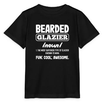 Glaser Geschenk - Stanley/Stella Kinder T-Shirt MINI CREATOR  - Schwarz - Vorne - Mikhail (115cm)