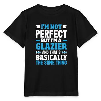 Glaser Geschenk - Stanley/Stella Kinder T-Shirt MINI CREATOR  - Schwarz - Vorne - Mikhail (115cm)