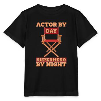 Schauspieler - Stanley/Stella Kinder T-Shirt MINI CREATOR  - Schwarz - Vorne - Mikhail (115cm)