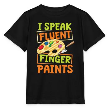 Éducateur de la petite enfance - T-shirt bio MINI CREATOR Stanley/Stella Enfant - noir - Devant - Mikhail (115cm)