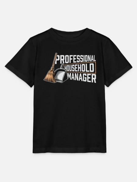 Hausfrau - Stanley/Stella Kinder T-Shirt MINI CREATOR  - Schwarz