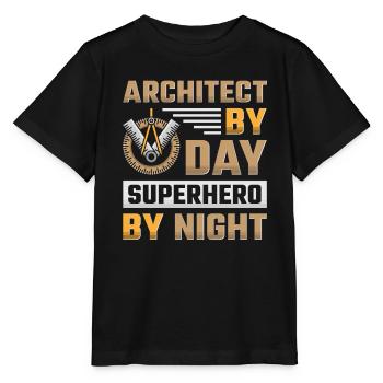 Architekt Architektur - Stanley/Stella Kinder T-Shirt MINI CREATOR  - Schwarz - Vorne - Mikhail (115cm)