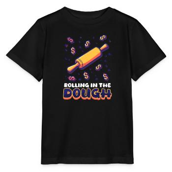 Backen Sie das Rollen im Teig - Stanley/Stella Kinder T-Shirt MINI CREATOR  - Schwarz - Vorne - Mikhail (115cm)