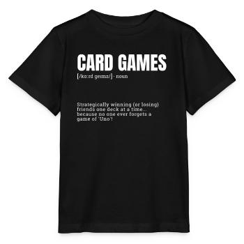Funny Definition for Indoor Hobbies Dictionary Car - Stanley/Stella MINI CREATOR Kids’ T-Shirt - black - Front - Mikhail (115cm)