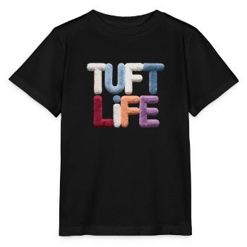 Diy-teppich Lustiger Teppich Tufting - Stanley/Stella Kinder T-Shirt MINI CREATOR  - Schwarz - Vorne - Mikhail (115cm)