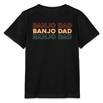 Banjo - Stanley/Stella Kinder T-Shirt MINI CREATOR  - Schwarz - Vorne - Mikhail (115cm)