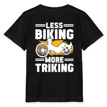 Tricycle couché Liegetrike Liegedreirad - T-shirt bio MINI CREATOR Stanley/Stella Enfant - noir - Devant - Mikhail (115cm)