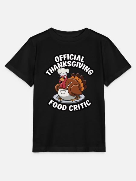 Lustiger Thanksgiving Truthahn - Stanley/Stella Kinder T-Shirt MINI CREATOR - Schwarz