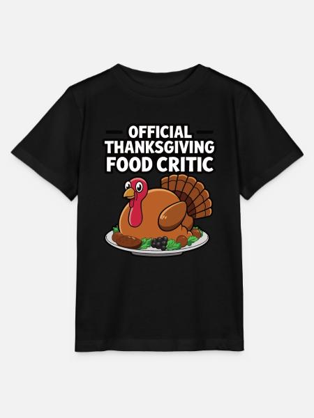 Lustiger Thanksgiving Truthahn - Stanley/Stella Kinder T-Shirt MINI CREATOR - Schwarz