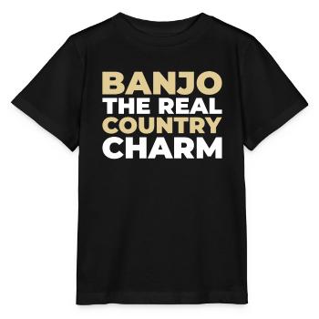 Banjo - T-shirt bio MINI CREATOR Stanley/Stella Enfant - noir - Devant - Mikhail (115cm)