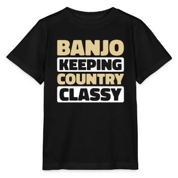 Banjo - T-shirt bio MINI CREATOR Stanley/Stella Enfant - noir - Devant - Mikhail (115cm)