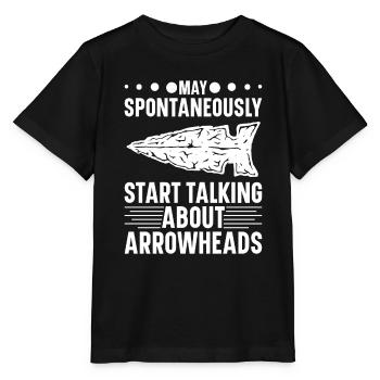 Arrowheads Collection de pointes de flèche de collection - T-shirt bio MINI CREATOR Stanley/Stella Enfant - noir - Devant - Mikhail (115cm)