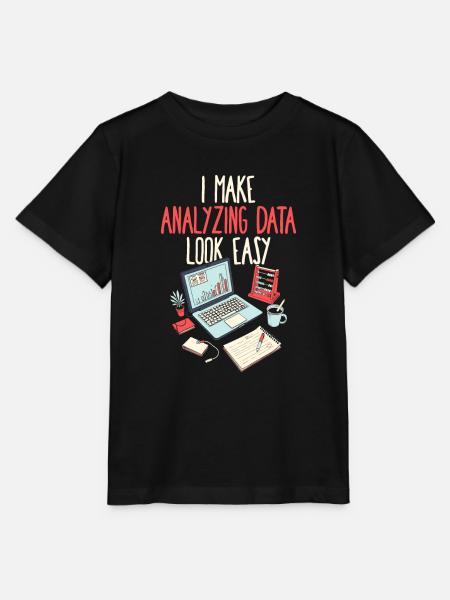 Analytiker - Stanley/Stella Kinder T-Shirt MINI CREATOR - Schwarz