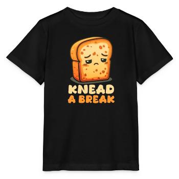 Bake Knead A Break - Stanley/Stella MINI CREATOR Kids’ T-Shirt - black - Front - Mikhail (115cm)