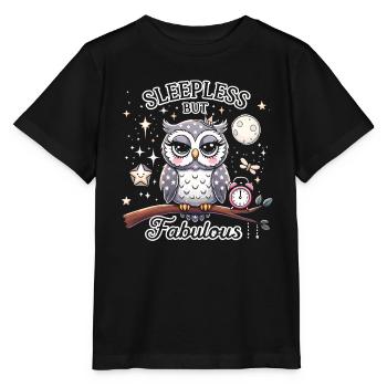 Schlaflos, aber fabelhaft - Stanley/Stella Kinder T-Shirt MINI CREATOR  - Schwarz - Vorne - Mikhail (115cm)