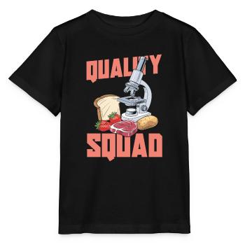 Cadre des techniciens en alimentation - T-shirt bio MINI CREATOR Stanley/Stella Enfant - noir - Devant - Mikhail (115cm)