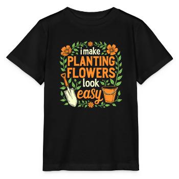 Gärtner - Stanley/Stella Kinder T-Shirt MINI CREATOR  - Schwarz - Vorne - Mikhail (115cm)