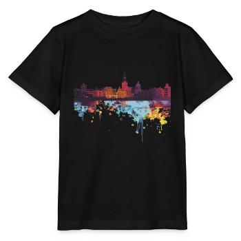 Den Helder - Stanley/Stella Kinder T-Shirt MINI CREATOR  - Schwarz - Vorne - Mikhail (115cm)