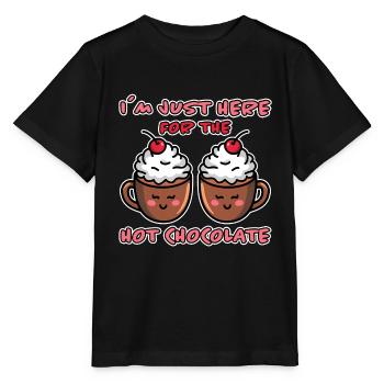 Cacao Dicton Chocolat Chaud Fun Cacao Cadeau - T-shirt bio MINI CREATOR Stanley/Stella Enfant - noir - Devant - Mikhail (115cm)
