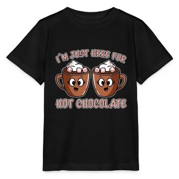 Cacao Dicton Chocolat Chaud Fun Cacao Cadeau - T-shirt bio MINI CREATOR Stanley/Stella Enfant - noir - Devant - Mikhail (115cm)