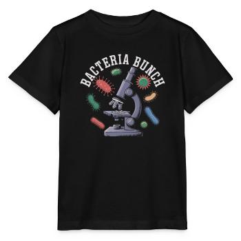 Bakteriologe Team - Stanley/Stella Kinder T-Shirt MINI CREATOR  - Schwarz - Vorne - Mikhail (115cm)