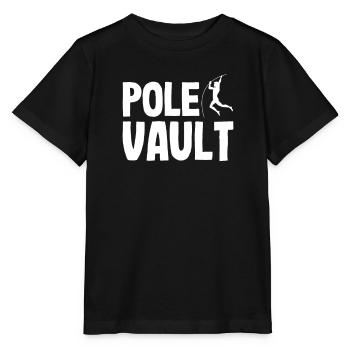 Stabhochsprung - Stanley/Stella Kinder T-Shirt MINI CREATOR  - Schwarz - Vorne - Mikhail (115cm)