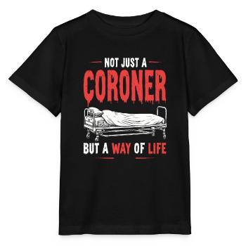 Coroner - Stanley/Stella MINI CREATOR Kids’ T-Shirt - black - Front - Mikhail (115cm)