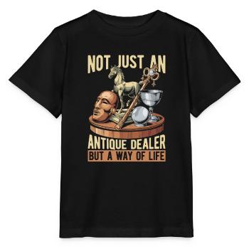 Antique dealer - Stanley/Stella MINI CREATOR Kids’ T-Shirt - black - Front - Mikhail (115cm)