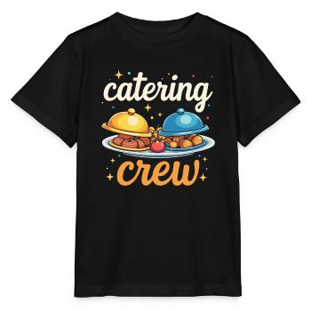 Équipe traiteur - T-shirt bio MINI CREATOR Stanley/Stella Enfant - noir - Devant - Mikhail (115cm)