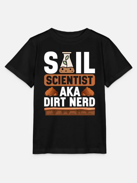Bodenwissenschaftler Soil Science - Stanley/Stella Kinder T-Shirt MINI CREATOR  - Schwarz