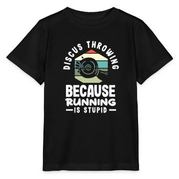 Lancer du disque Athlète Cadeau d’athlète - T-shirt bio MINI CREATOR Stanley/Stella Enfant - noir - Devant - Mikhail (115cm)