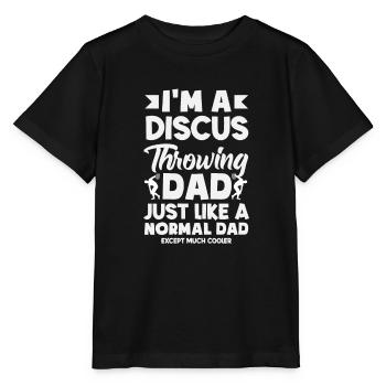 Lancer du disque Athlète Cadeau d’athlète - T-shirt bio MINI CREATOR Stanley/Stella Enfant - noir - Devant - Mikhail (115cm)