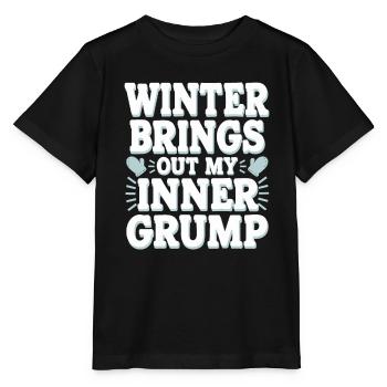 Hiver--froid-plaintes - T-shirt bio MINI CREATOR Stanley/Stella Enfant - noir - Devant - Mikhail (115cm)