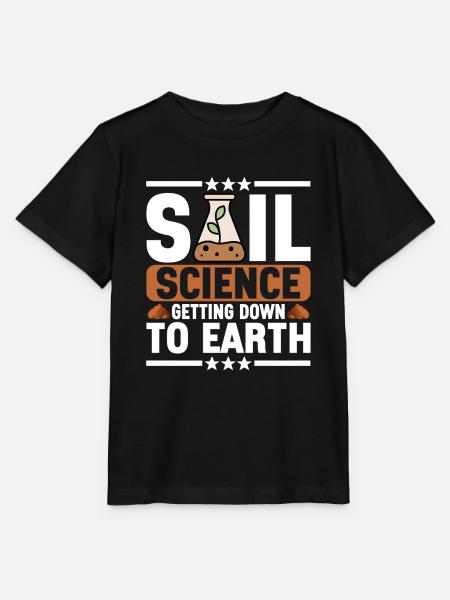 Bodenwissenschaftler Soil Science - Stanley/Stella Kinder T-Shirt MINI CREATOR  - Schwarz