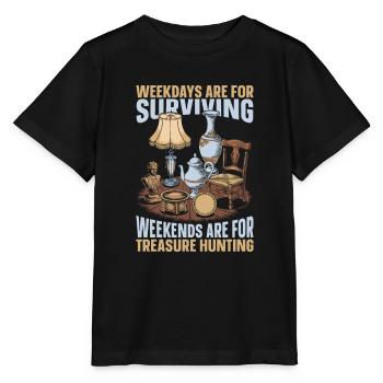 Antiques Antique dealers - Stanley/Stella MINI CREATOR Kids’ T-Shirt - black - Front - Mikhail (115cm)